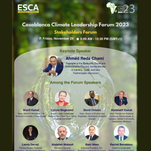 Casablanca Climate Leadership Forum 2023