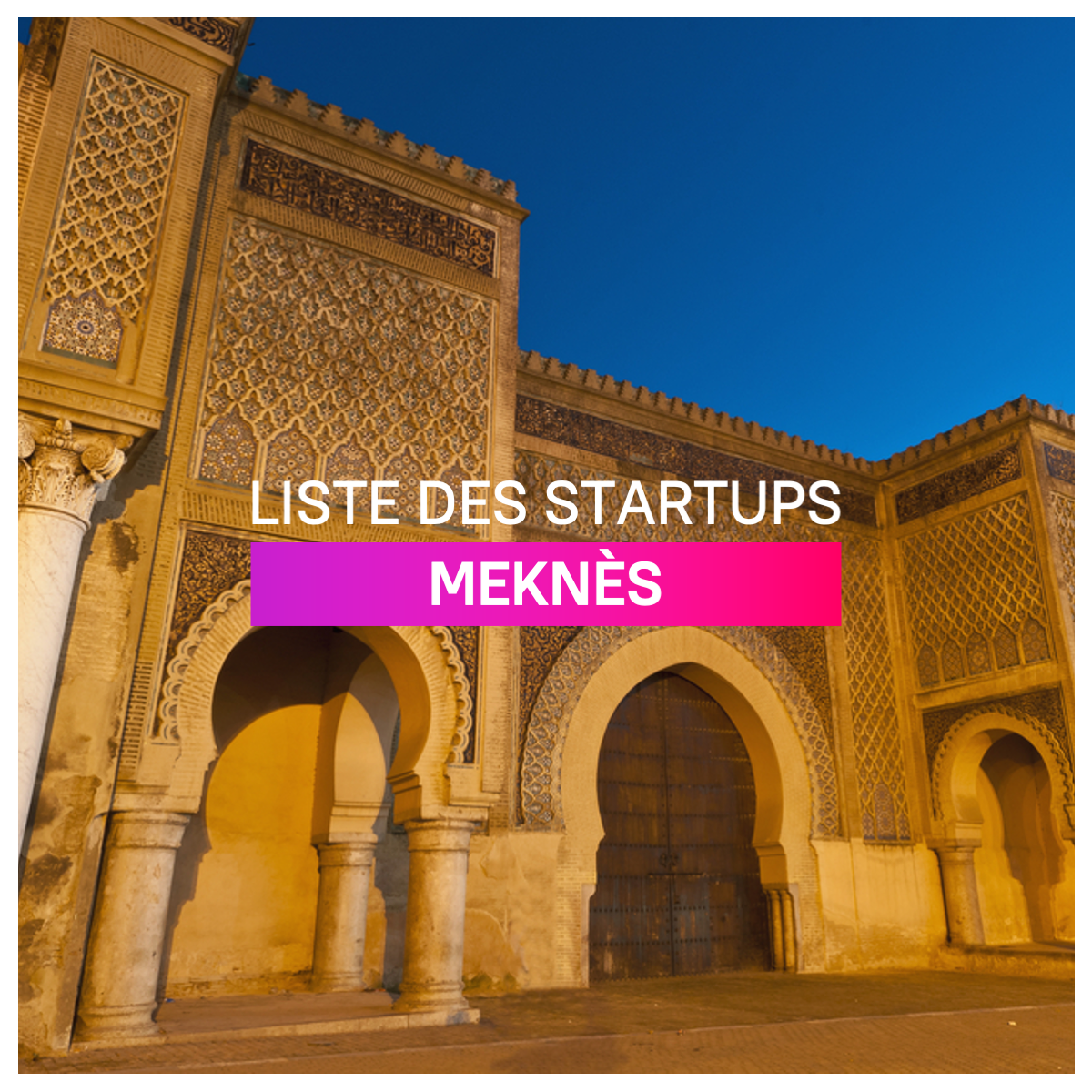 Liste des Startups à Meknès