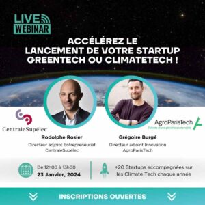 Webinaire : Accélérez le lancement de votre start-up Greentech ou Climatetech I Start-up.ma