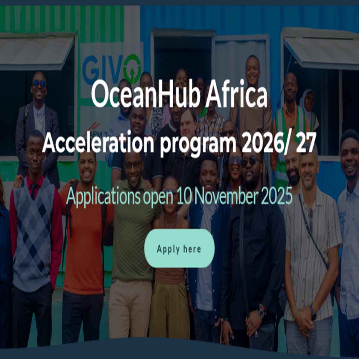 ACCELERATION PROGRAM 2026/27 – OceanHub Africa l Start-up.ma