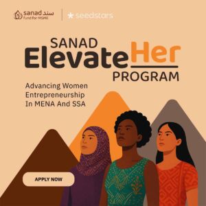 Appel à candidatures – SANAD ElevateHer Program l Start-up.ma