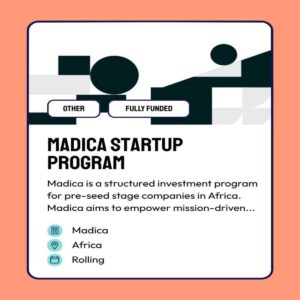 Appel a candidature Madica – Flourish Ventures l Start-up.ma