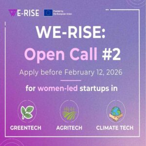 Appel à candidatures WE-RISE Open Call 2 : soutien aux startups féminines l Start-up.ma